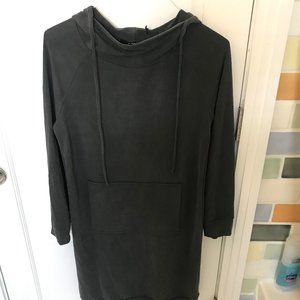 New Charcoal Gray Hooded Sweatshirt